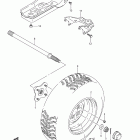 LT-F400F,Z KingQuad 400FSi Заднее колесо левое