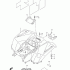 LT-F400F,Z KingQuad 400FSi Rear fender (lt-f400fl1 e33)