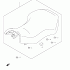 LT-A500X,Z KingQuad 500AXi Сидение