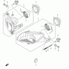 LT-F400F,Z KingQuad 400FSi Headlamp (lt-f400fl1 e33)