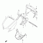 LT-A750X,Z KingQuad 750AXi Handle cover (lt-a750xl1 e33)