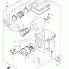 LT-F400F,Z KingQuad 400FSi Воздухозаборник