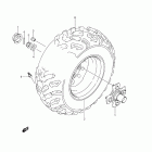 LT-A500X,Z KingQuad 500AXi Right rear wheel (lt-a500xz l1 e33)