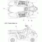 SCRAMBLER 500 4X4 INTL - A12NG50FA Наклейки