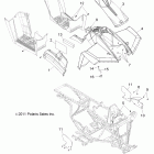 TRAIL BOSS 330 - A12EA32AA Переднее  и занее крыло
