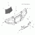 SPORTSMAN FOREST 850 - A12ZN8EFK Корпус, передний бампер и крепления