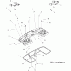SPORTSMAN TOURING 500 HO INTL - A11DH50FX Задняя засть багажник
