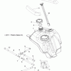 SCRAMBLER 500 4X4 INTL - A12NG50FA Топлевная система