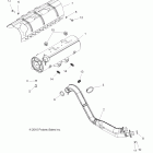SPORTSMAN TOURING EPS 850 - A11DX85AF/AG/AZ Глушитель