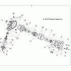 SCRAMBLER 500 4X4 INTL - A12NG50FA Передний редуктор