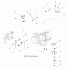 SPORTSMAN TOURING 500 HO INTL - A11DH50FX Крепление двигателя