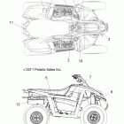 SCRAMBLER 500 4X4 - A12NG50AA Наклейки