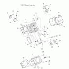 SCRAMBLER 500 4X4 INTL - A12NG50FA Головка и цилиндр двигателя