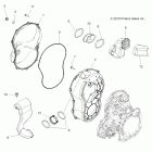 SPORTSMAN X2 550 INTL - A12TN55FA Крышка картера