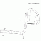 SPORTSMAN FOREST TRACTOR 500 EFI - A11MN50ET Body, backrest