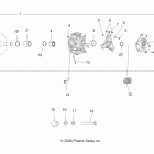 SPORTSMAN X2 550 INTL - A12TN55FA Сцепление