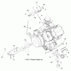 SCRAMBLER 500 4X4 INTL - A12NG50FA Крепление двигателя