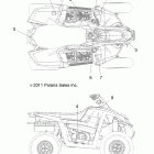 TRAIL BLAZER 330 INTL - A12NA32FA Наклейки