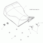 SPORTSMAN TOURING EPS 850 - A11DX85AF/AG/AZ Body, seat, operator