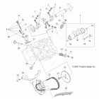 SPORTSMAN TOURING 500 HO INTL - A11DH50FX Распред вал и клапана