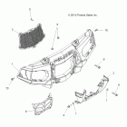 SPORTSMAN X2 550 INTL - A12TN55FA Корпус, передний бампер и крепления