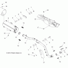 SPORTSMAN FOREST TRACTOR 500 EFI - A11MN50ET Глушитель