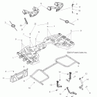 SPORTSMAN TOURING EPS 850 - A11DX85AF/AG/AZ Задняя засть багажник