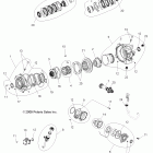 SPORTSMAN X2 850 - A11TN85AA Drive train, front gearcase internals