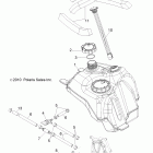 SCRAMBLER 500 4X4 INTL - A11NG50FA Топлевная система