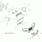 SPORTSMAN FOREST TRACTOR 500 EFI - A11MN50ET Корпус, передний бампер и крепления