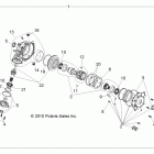 SCRAMBLER 500 4X4 INTL - A11NG50FA Передний редуктор