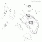 SPORTSMAN TOURING 500 HO INTL - A11DH50FX Топливный бак