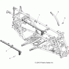 SPORTSMAN EPS 550 - A11ZX55AB/AK/AL/AT/AW/AX Chassis, main frame