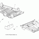 SPORTSMAN EPS 550 - A11ZX55AB/AK/AL/AT/AW/AX Body, skid plates