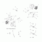 SPORTSMAN TOURING 500 HO INTL - A11DH50FX Brakes, rear brake lines