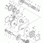 RHINO 700 HUNTER EDITION YXR7FHB Сцепление