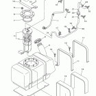 RHINO 700 HUNTER EDITION YXR7FHB Топливный бак