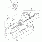 RHINO 700 HUNTER EDITION YXR7FHB Задний суппорт тормозной 2