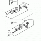 Mojave 110 (KLF110-A1) Замок зажигания