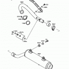 Mojave 250 (KSF250-A1) Глушитель