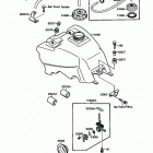 Mojave 250 (KSF250-A1) Топливный бак