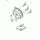 Mojave 110E (KLF110-B1) Масляный и водяной насос. фильтр масленый
