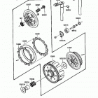 Tecate 4 (KXF250-A1) Сцепление