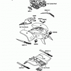 Mojave 250 (KSF250-A1) Наклейки предупреждения