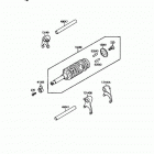 Mojave 110 (KLF110-A1) Валы и вилки переключения передач