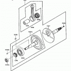 Bayou 185 (KLF185-A3) Коленвал