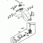 Tecate 4 (KXF250-A1) Топливный бак