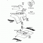 Mojave 110E (KLF110-B1) Наклейки предупреждения