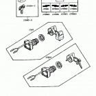 Tecate 4 (KXF250-A1) Замок зажигания