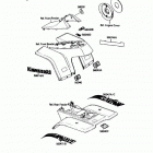 Mojave 110 (KLF110-A1) Наклейки предупреждения